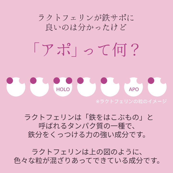 アポラクトフェリンサプリメント 約15日分
